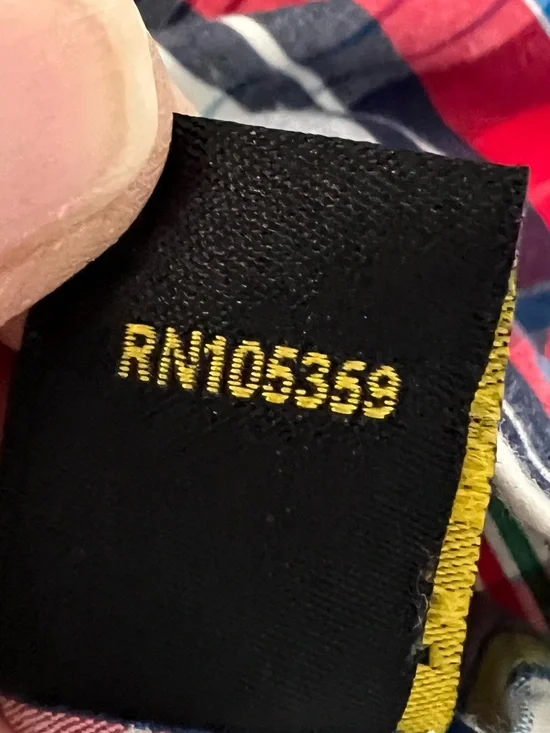 Karl Kani Red Plaid Short-Sleeve Button-Up Shirt Size 3XL - Picture 5 of 6